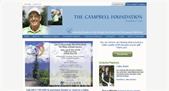 Desktop Screenshot of campbell-foundation.org